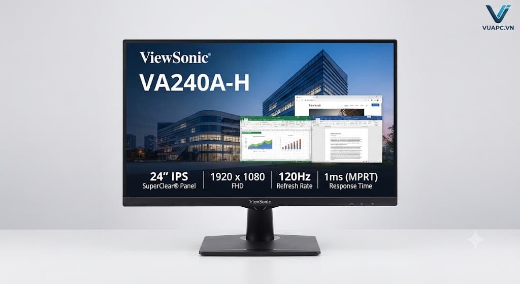 Màn hình Văn phòng Viewsonic VA240A-H | 24 inch, FHD, 120Hz, IPS