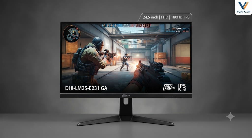 Màn hình Gaming Dahua DHI-LM25-E231 GA | 24.5 inch, FHD, 180Hz, IPS