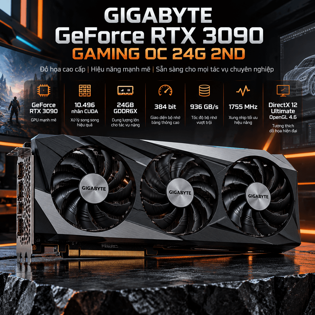 GIGABYTE GeForce RTX 3090 GAMING OC 24G 2ND