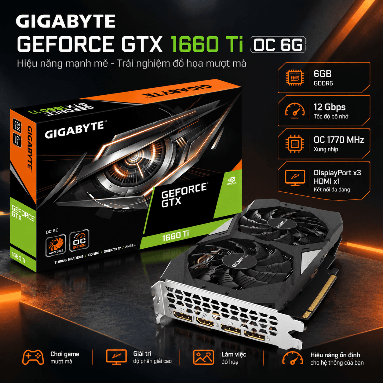 Gigabyte Gtx 1660 Ti Oc 6G