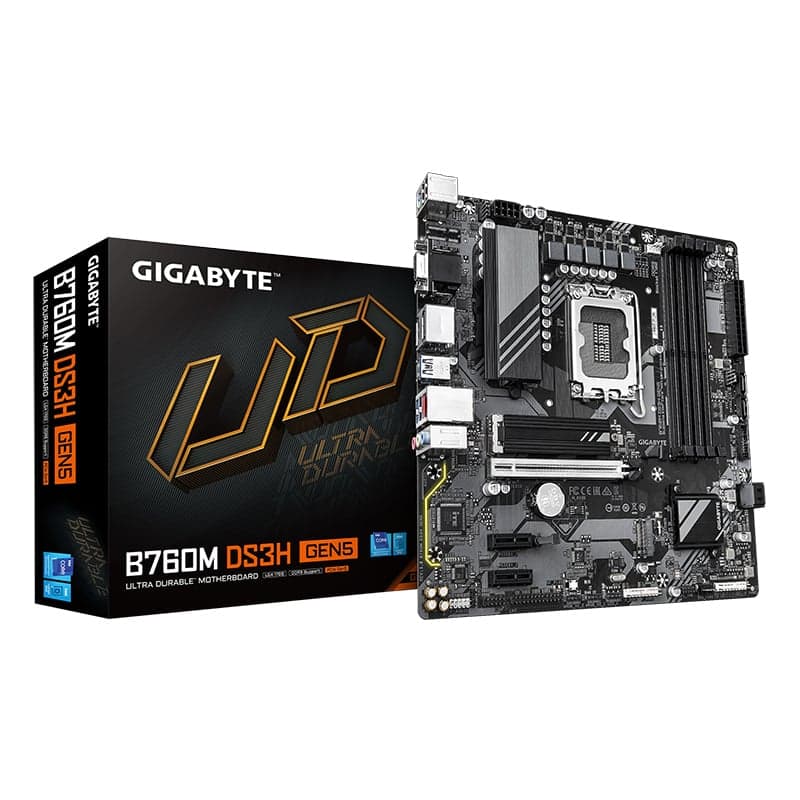 Mainboard Gigabyte B760M-DS3H Gen5 DDR5 | LGA 1700, mATX, 4 khe RAM
