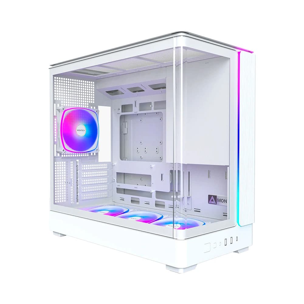 Case máy tính Montech KING 15 PRO ARGB White CAKING15PROWHMT