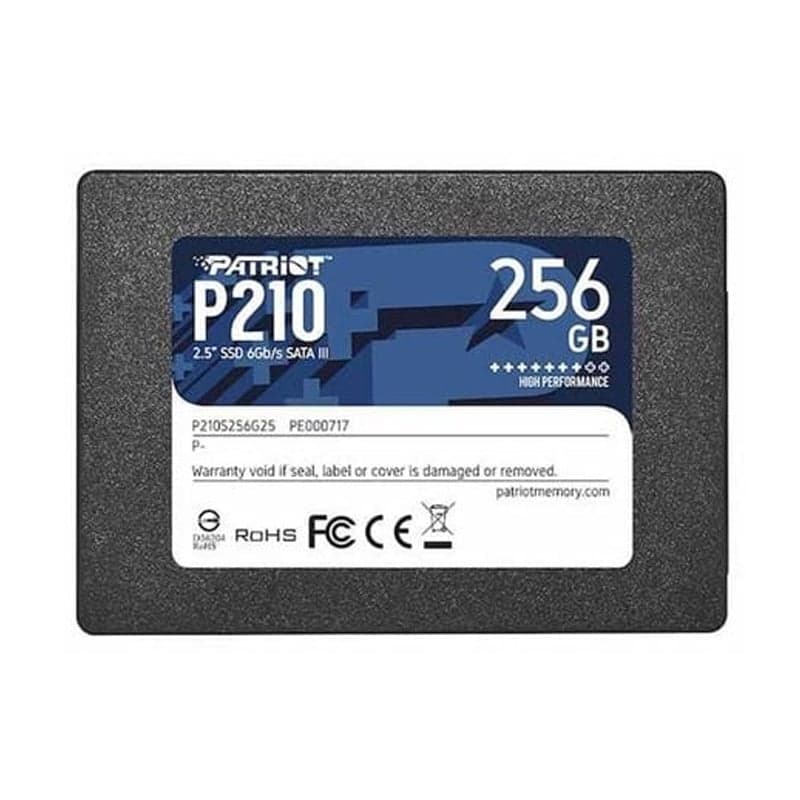Ổ cứng SSD Patriot P210 256GB | SATA III, 2.5" (P210S256G25)