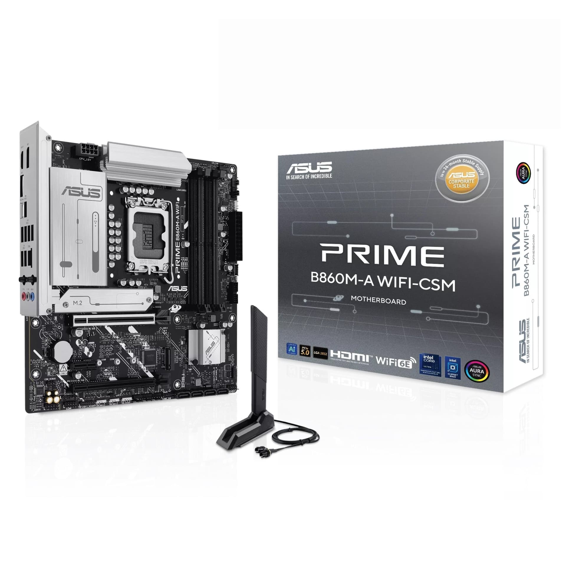 Mainboard ASUS B860M-A Wifi DDR5 | LGA 1851, mATX, 4 khe RAM