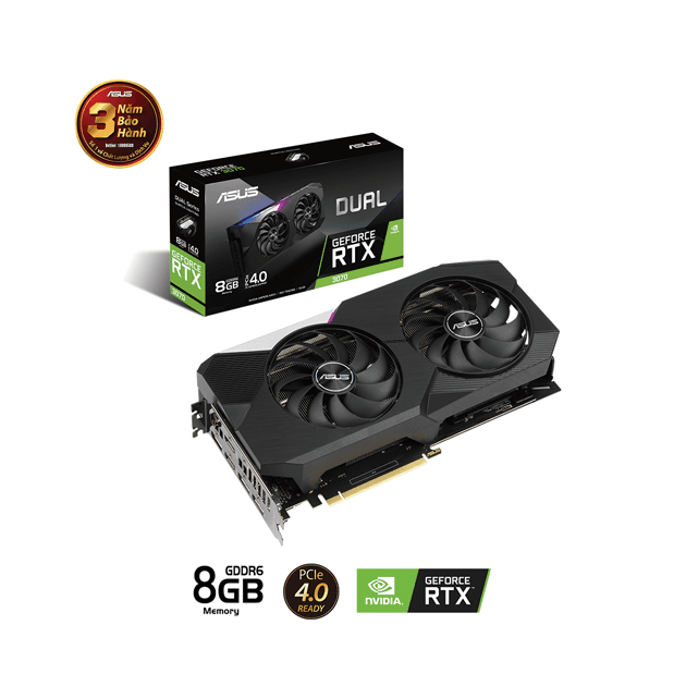ASUS Dual GeForce RTX 3070 8G  2ND