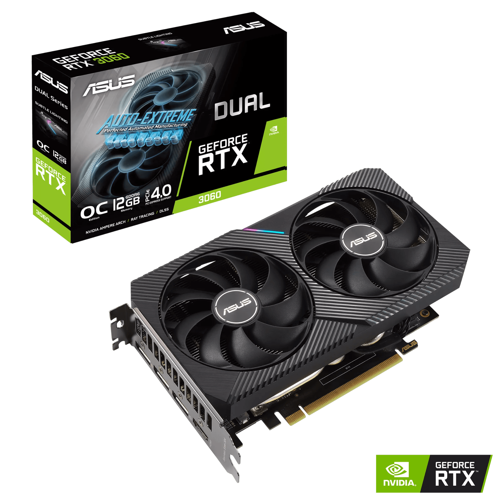 ASUS Dual GeForce RTX™ 3060 OC Edition 12GB GDDR6 V2