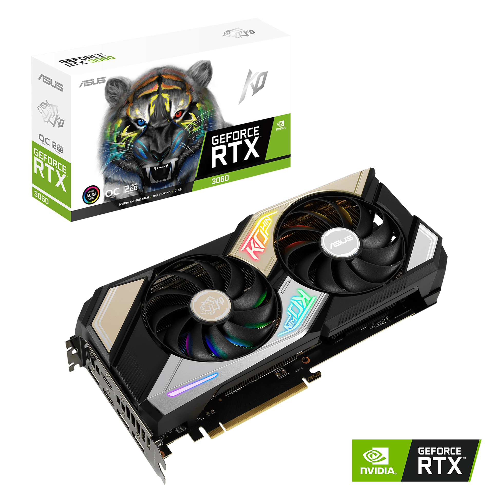 ASUS KO GeForce RTX 3060 OC Edition 12GB GDDR6