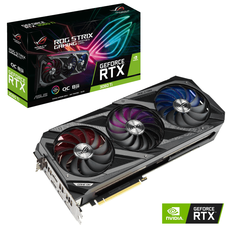 ASUS ROG Strix GeForce RTX 3060 Ti OC (ROG-STRIX-RTX3060TI-O8G-GAMING)