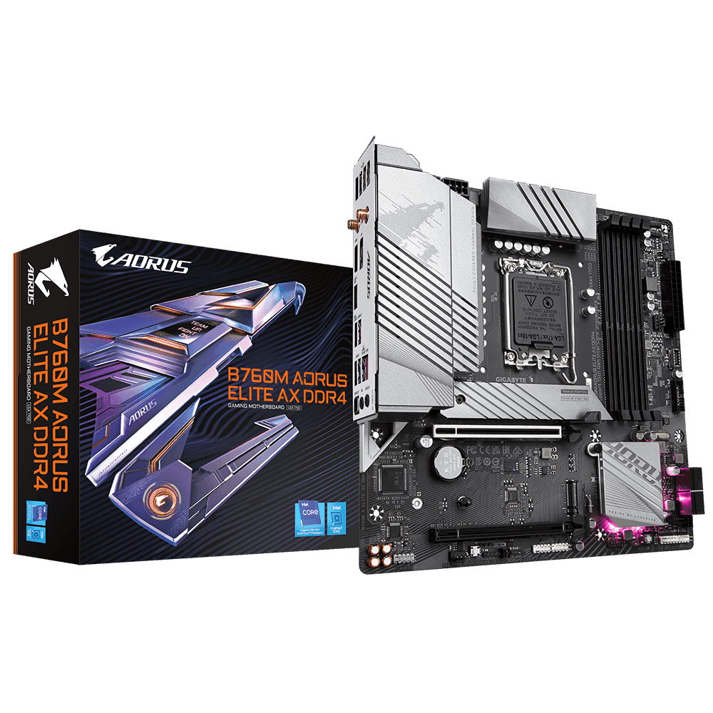 Mainboard Gigabyte B760M Aorus Elite AX DDR4 (rev. 1.x)