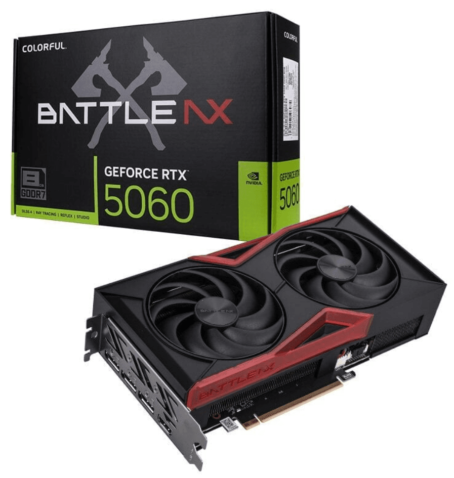 Cạc Màn Hình Colorful iGame RTX 5060 NB  Duo 8GB-V ( Battle NX )