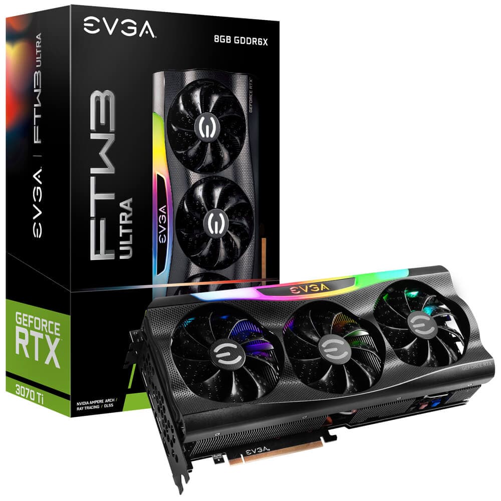 EVGA GeForce RTX 3070 Ti FTW3 ULTRA GAMING – 8GB GDDR6X 2ND