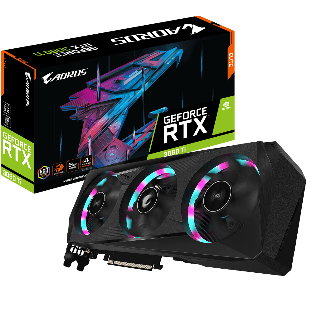 GIGABYTE AORUS GeForce RTX 3060 Ti ELITE 8G