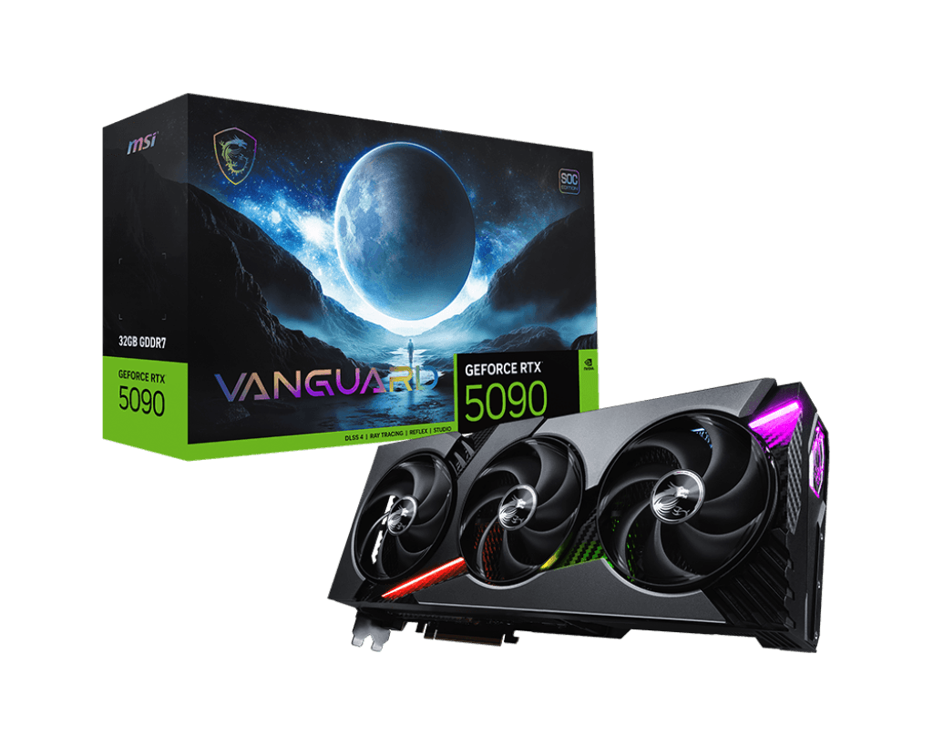Card màn hình MSI GeForce RTX™ 5090 32G VANGUARD SOC