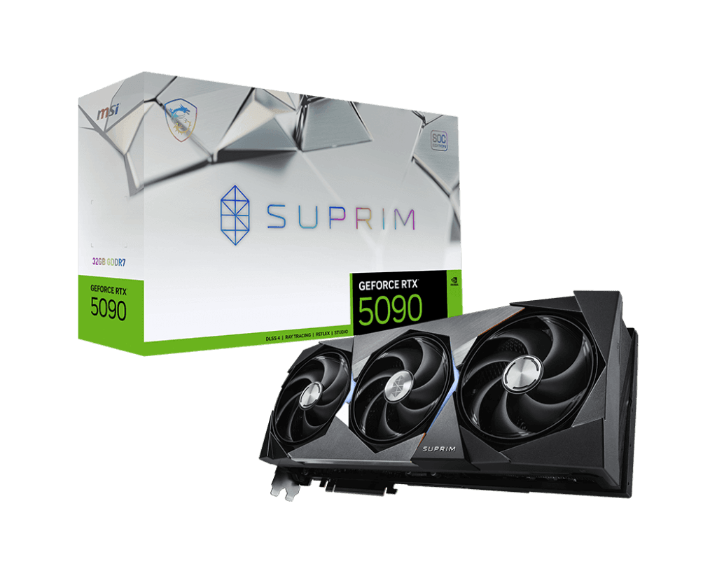 Card màn hình MSI GeForce RTX™ 5090 32G SUPRIM SOC