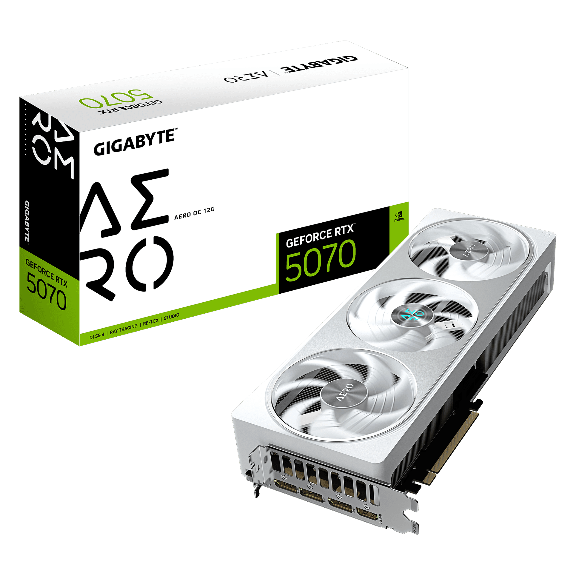 Card màn hình Gigabyte GeForce RTX™ 5070 AERO OC 12G