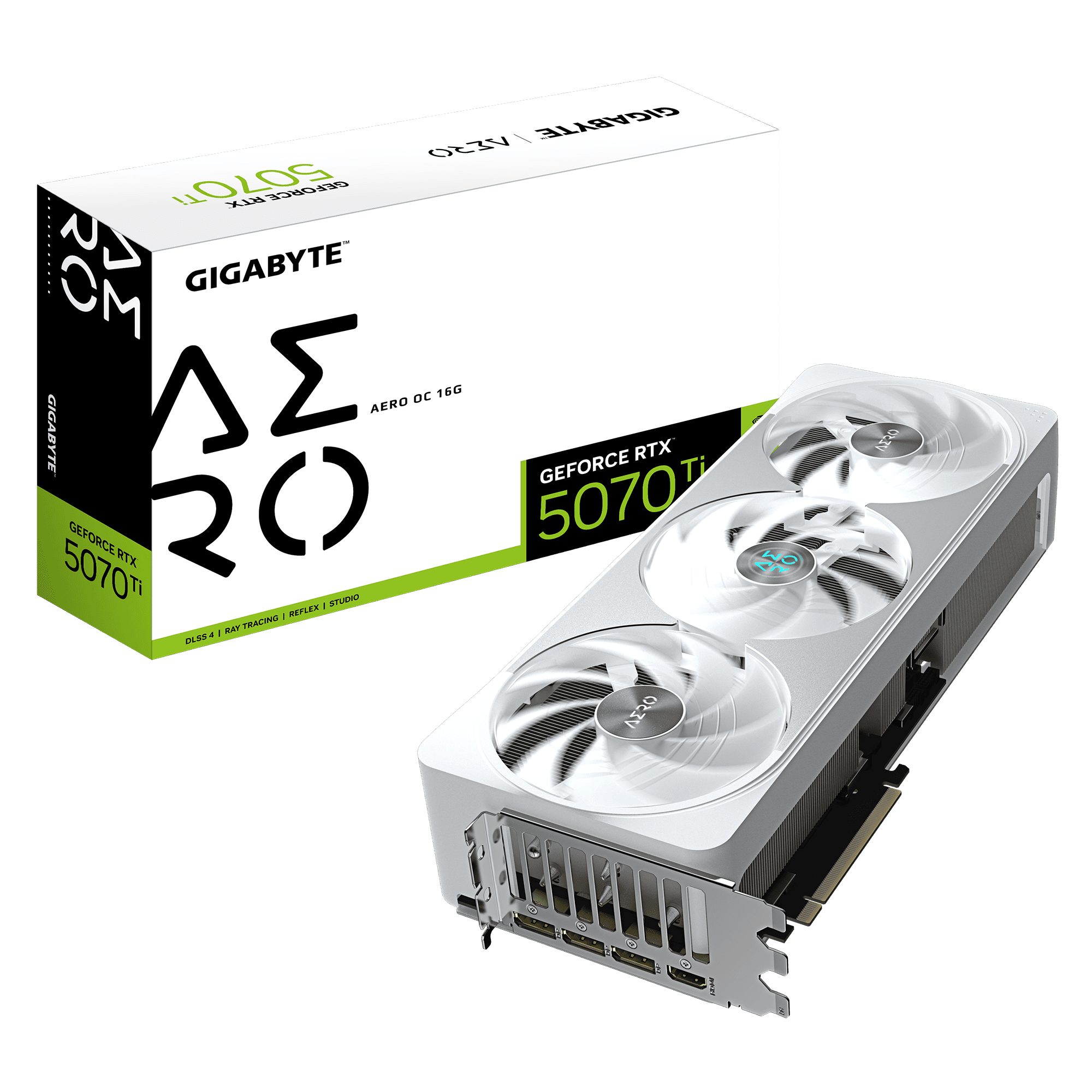 Card màn hình Gigabyte GeForce RTX™ 5070 Ti AERO OC 16G