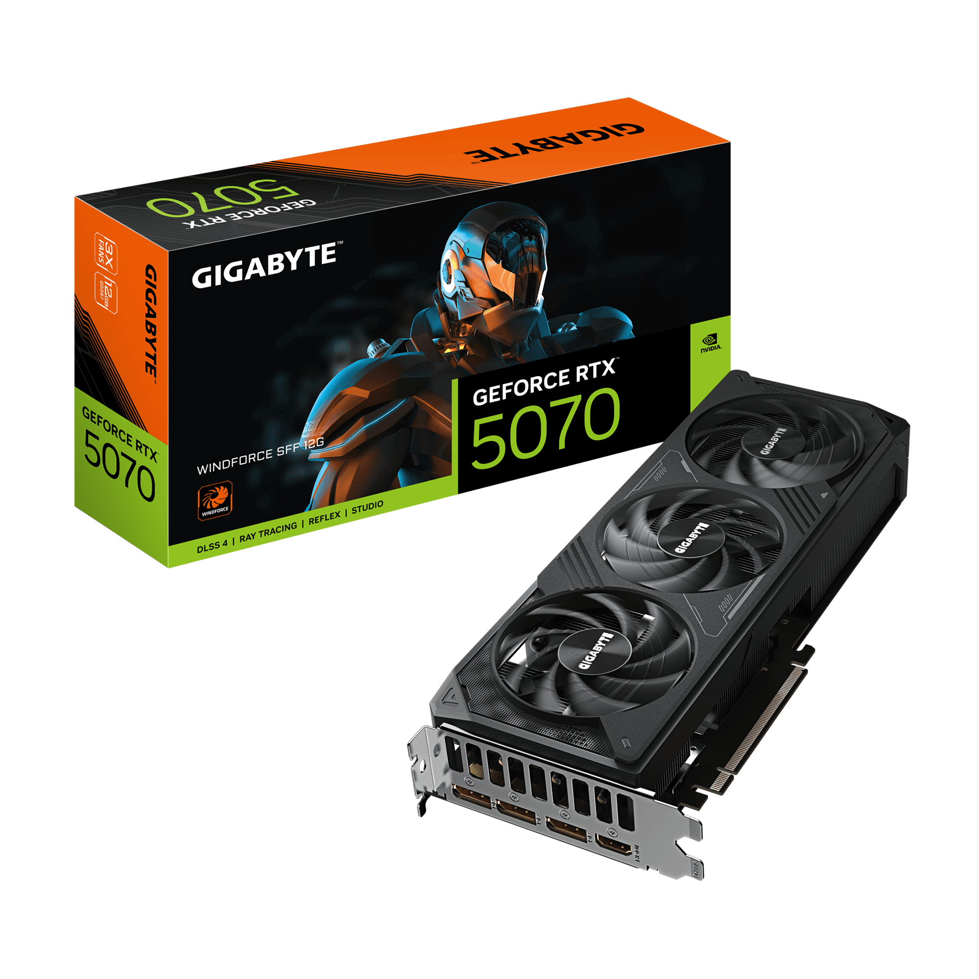 Card màn hình Gigabyte GeForce RTX™ 5070 WINDFORCE SFF 12G