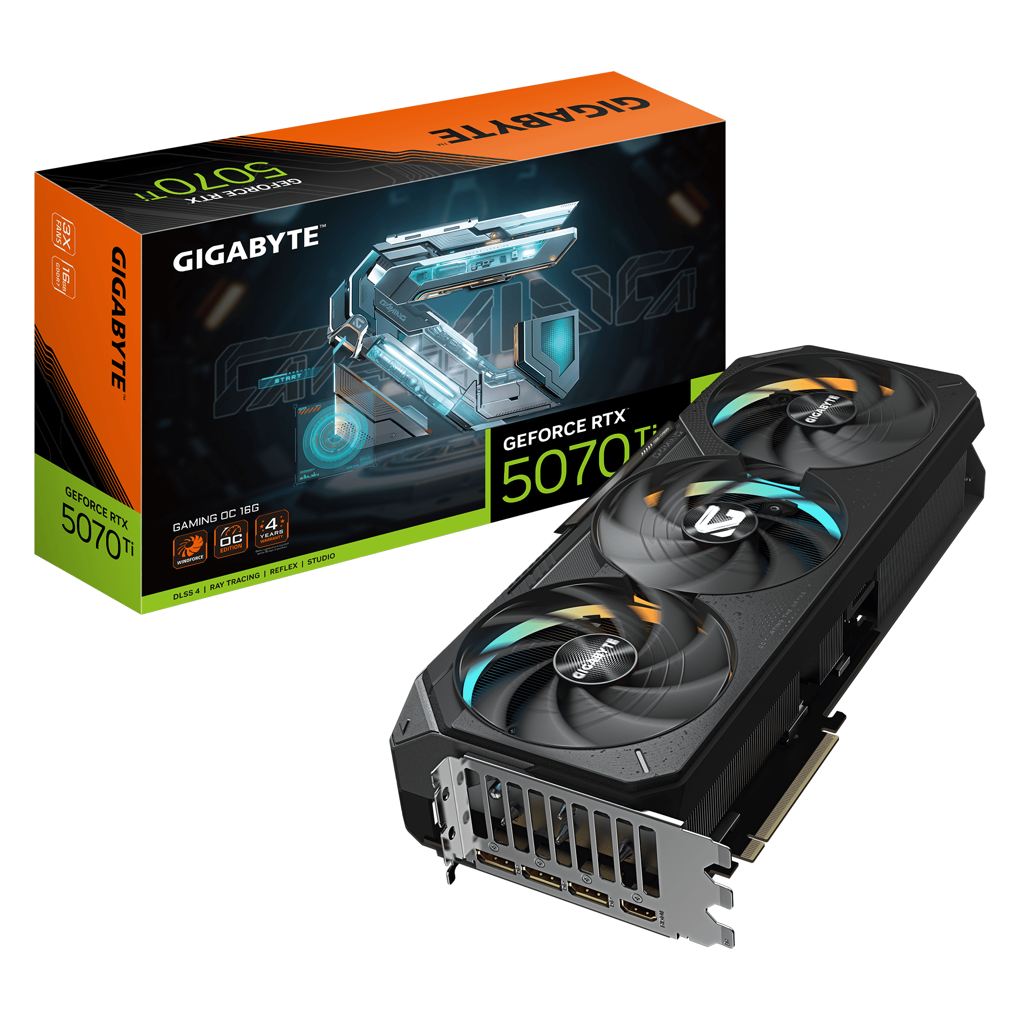 Card màn hình Gigabyte GeForce RTX™ 5070 Ti GAMING OC 16G
