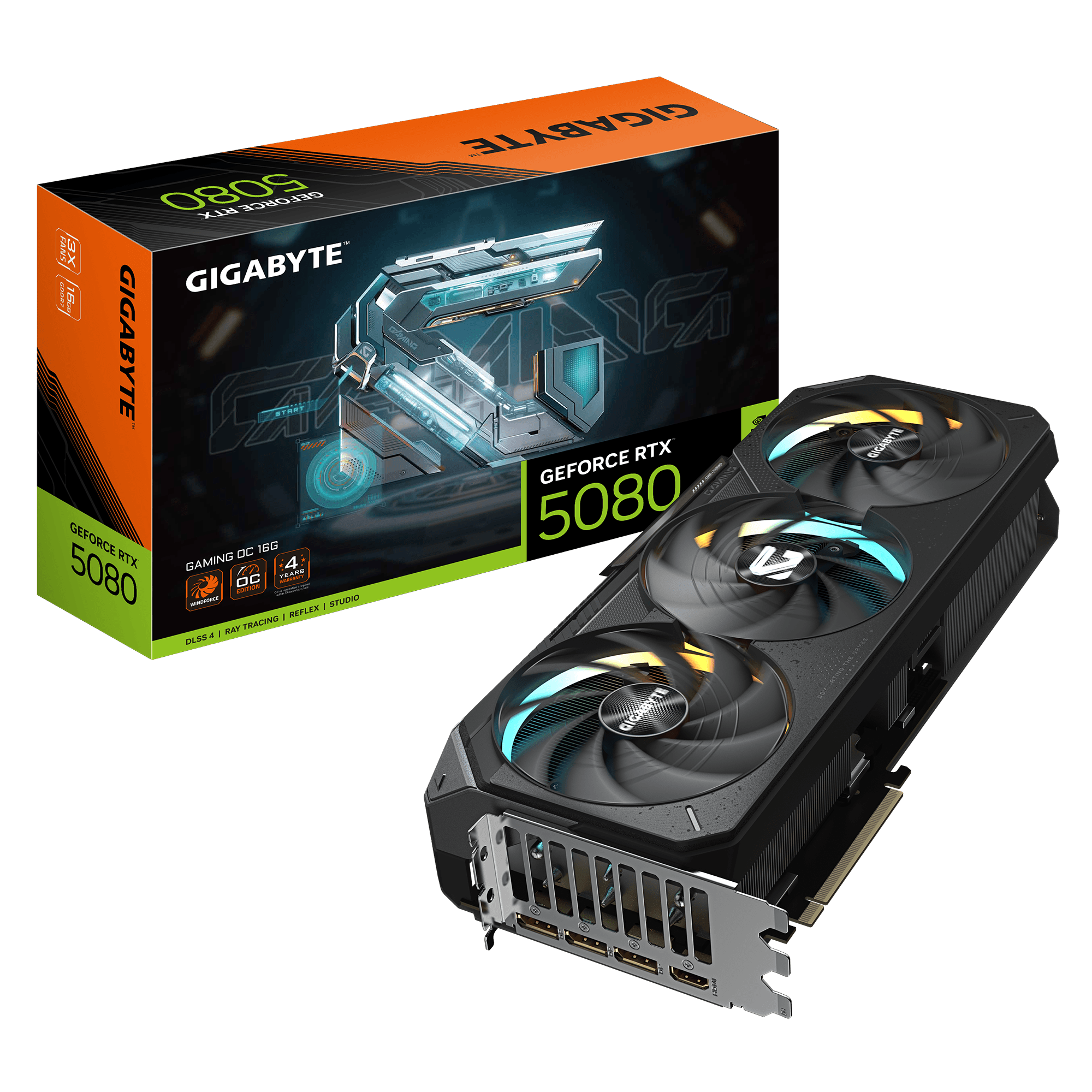 Card màn hình Gigabyte GeForce RTX™ 5080 GAMING OC 16G