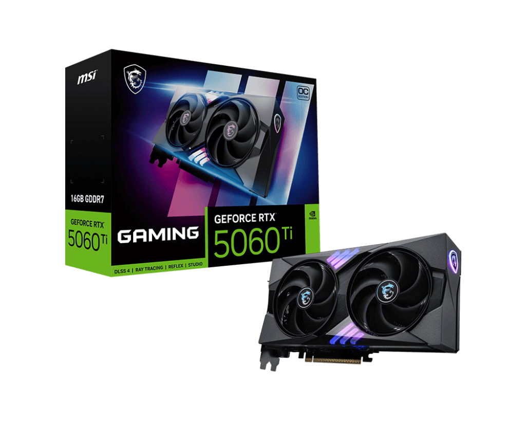 Card màn hình MSI GeForce RTX™ 5060 Ti 16G GAMING OC