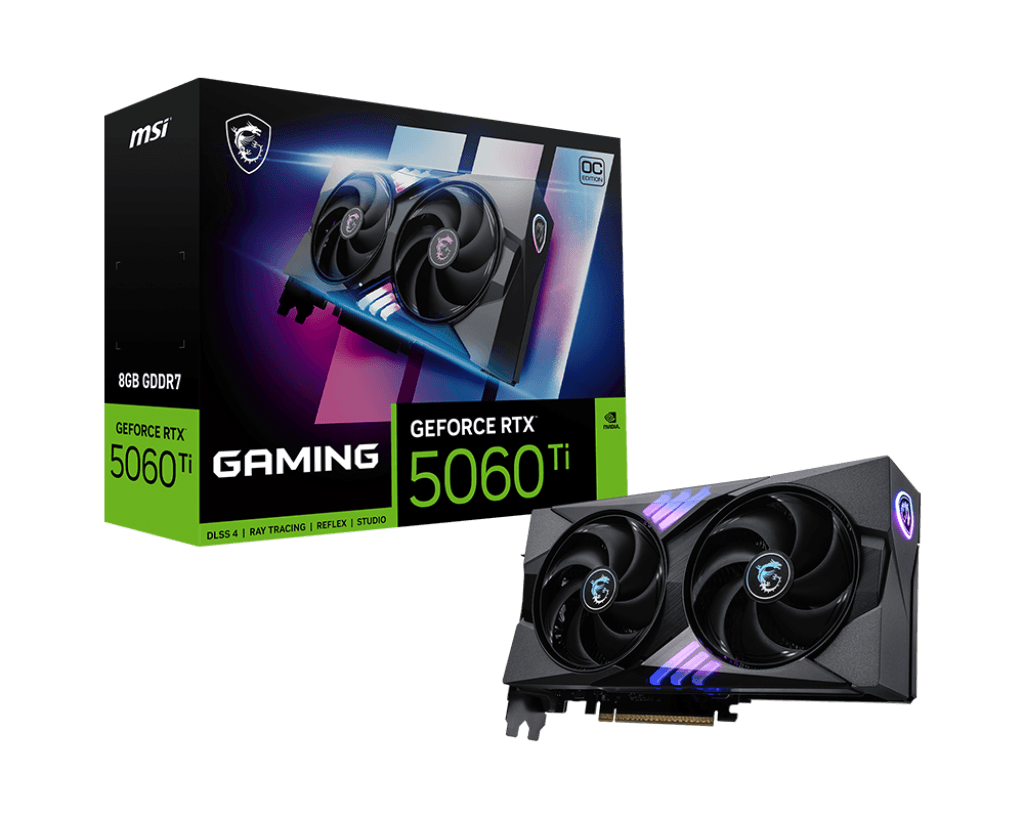 Card màn hình MSI GeForce RTX™ 5060 Ti 8G GAMING OC
