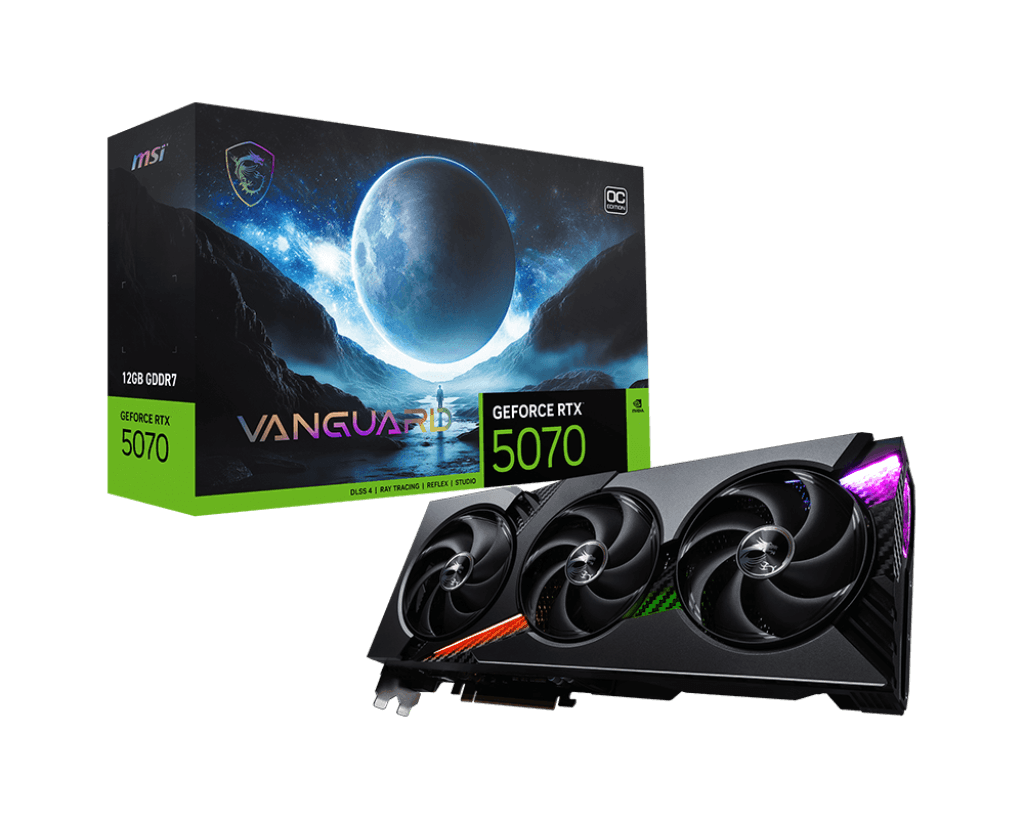 Card màn hình MSI GeForce RTX™ 5070 12G VANGUARD OC