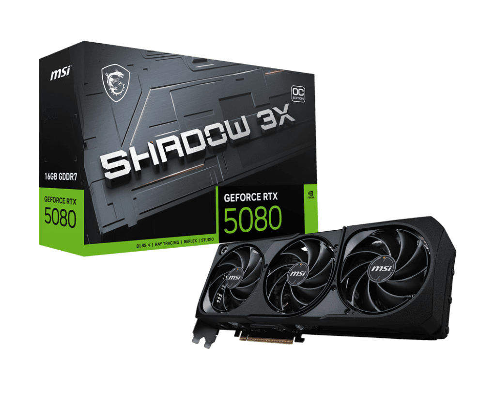 Card màn hình MSI GeForce RTX™ 5080 16G SHADOW 3X OC