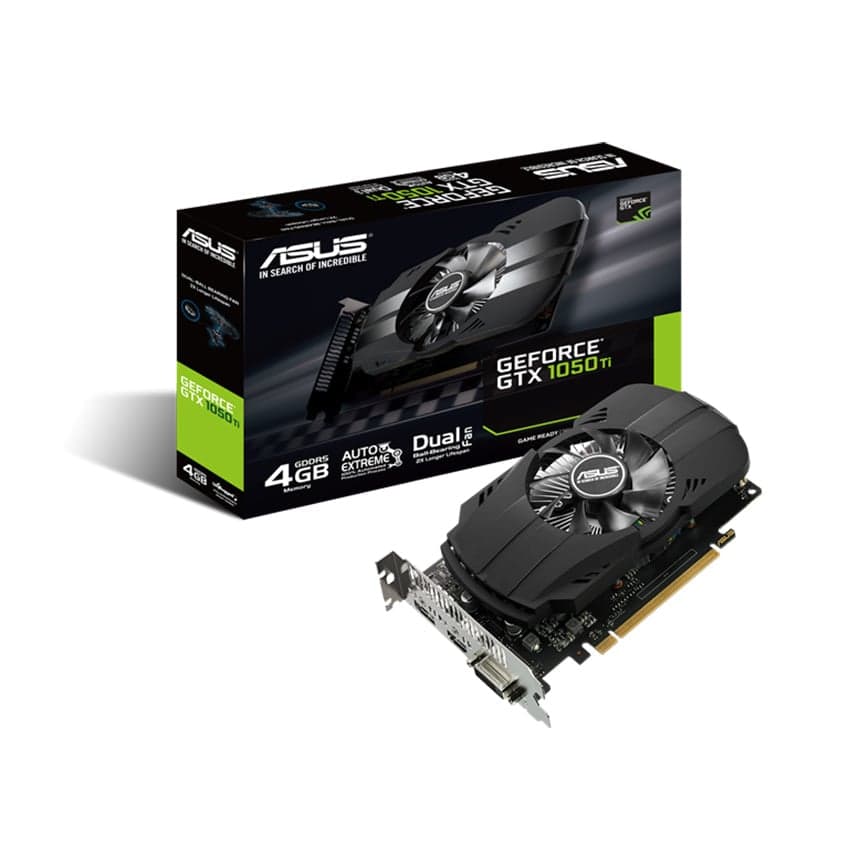 CARD ASUS GTX 1050 Ti 4GB (PH-GTX1050Ti) DDR5 128BIT 1 FAN