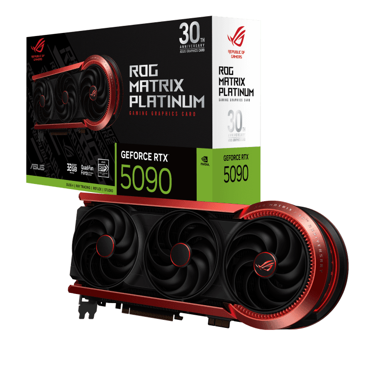 CARD MÀN HÌNH ASUS ROG MATRIX GEFORCE RTX 5090 32GB GDDR7 30TH ANNIVESARY LIMITED EDITION