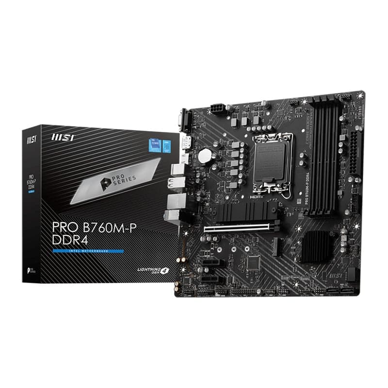 Mainboard MSI B760M-P DDR4 | LGA 1700, mATX, 4 khe RAM