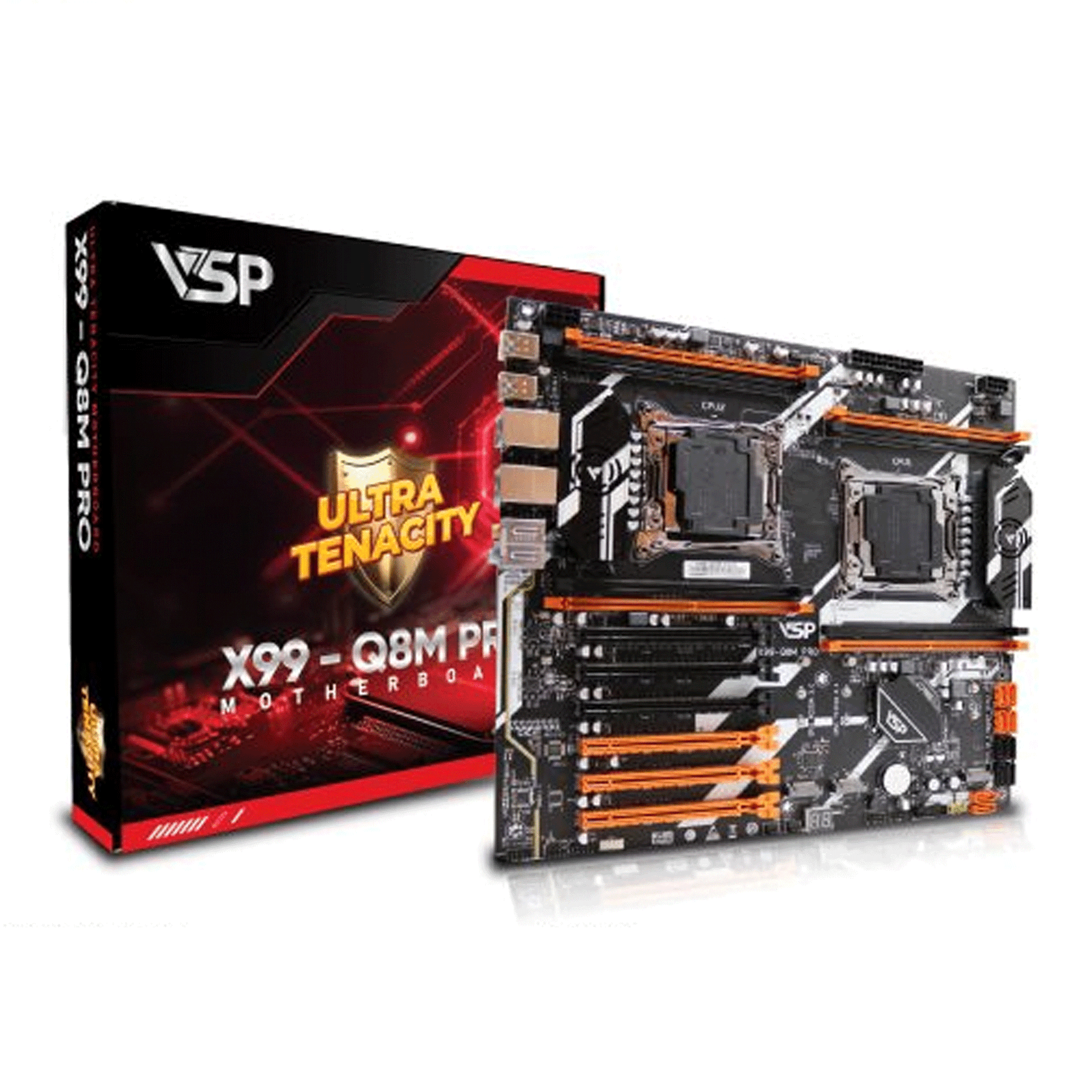 Mainboard VSP X99 Q8M Pro DDR4 | LGA2011-3, E-ATX, 8 khe RAM