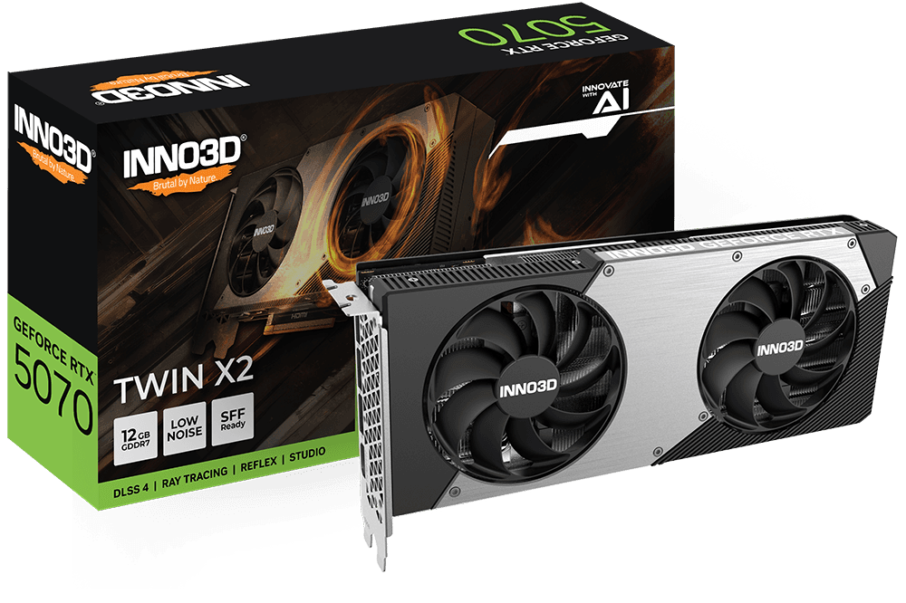 Card Màn hình Inno3d RTX 5070 Twin X2  12GB