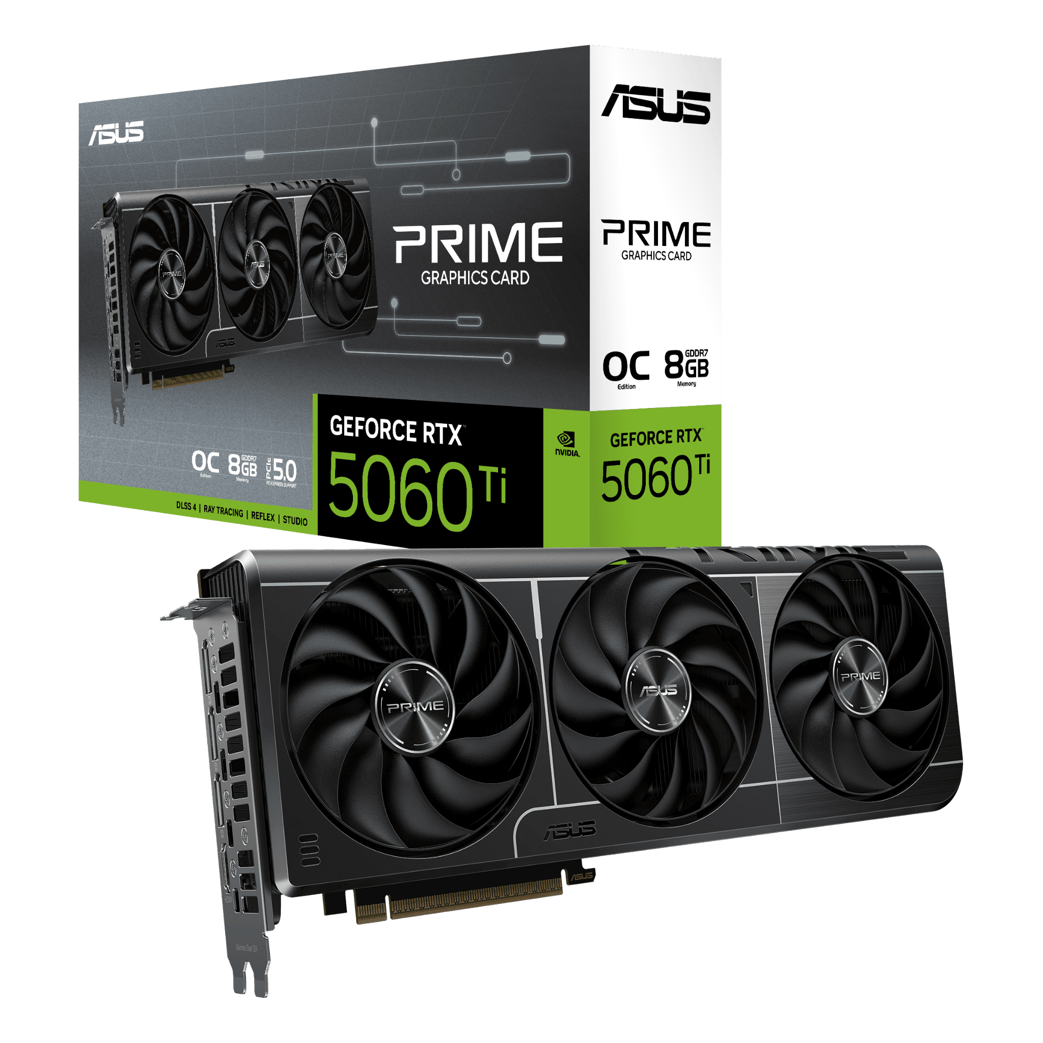 Card màn hình ASUS PRIME GeForce RTX™ 5060 Ti 8GB GDDR7 OC Edition