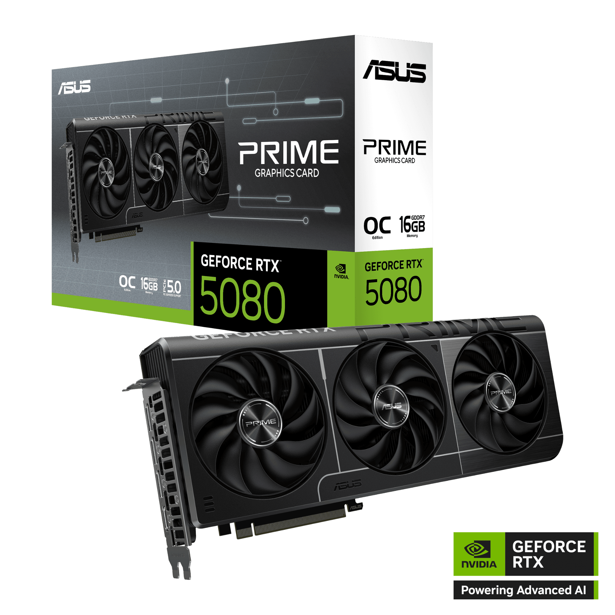 Card màn hình ASUS PRIME GeForce RTX™ 5080 16GB GDDR7 OC Edition