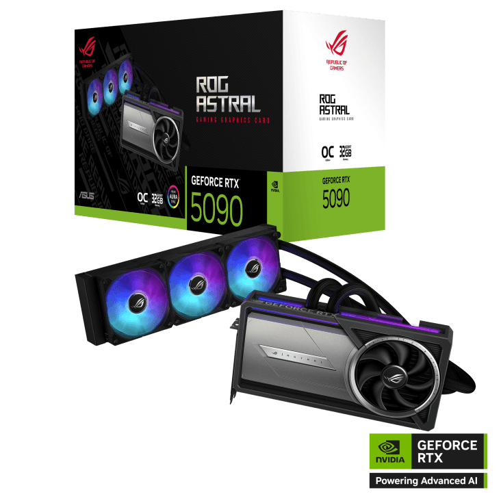 Card màn hình ASUS ROG Astral LC GeForce RTX™ 5090 32GB GDDR7 OC Edition
