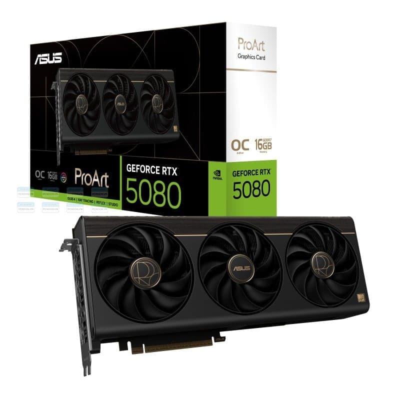 Card màn hình Asus ProArt GeForce RTX 5080 16GB GDDR7 OC Edition