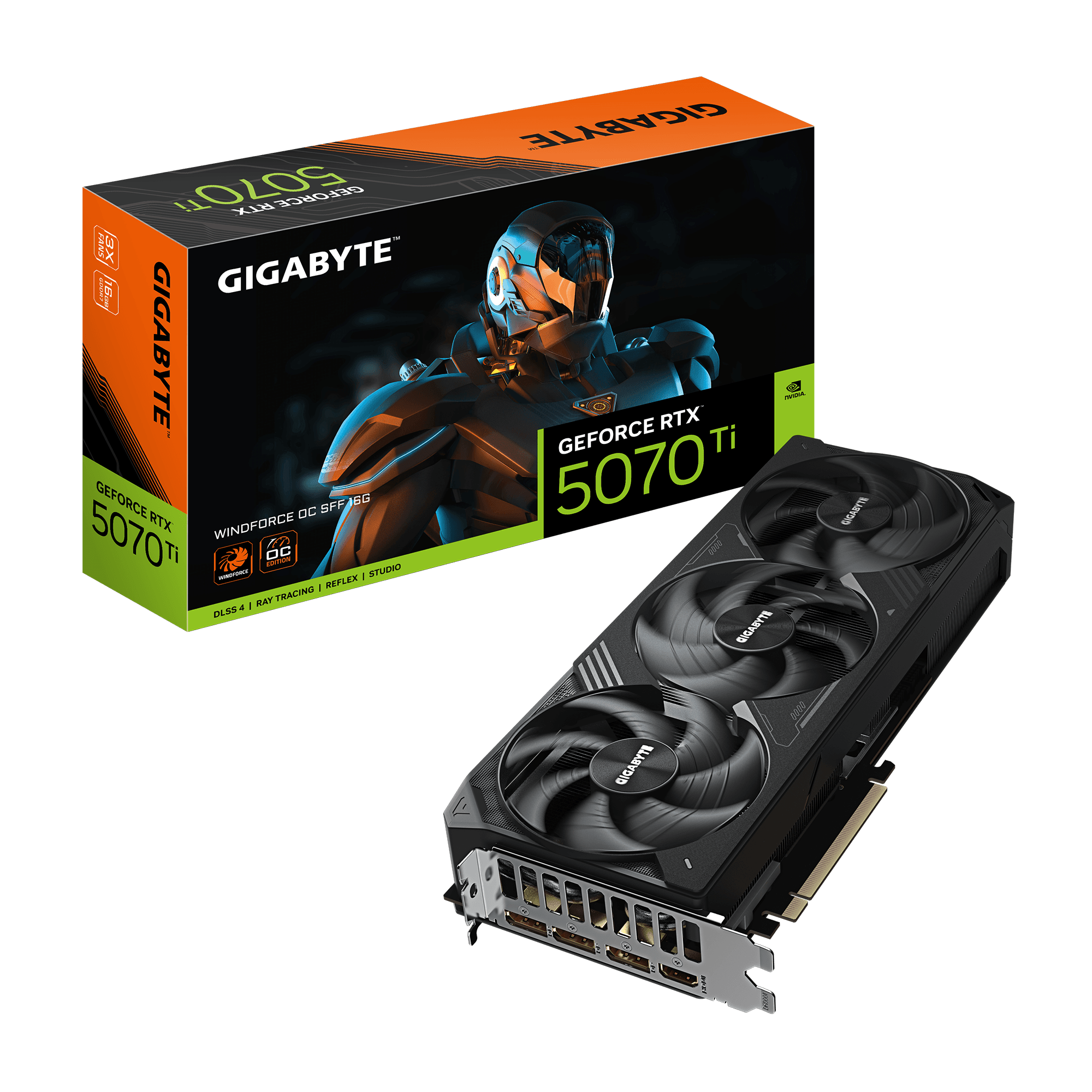 Card màn hình Gigabyte GeForce RTX  5070 Ti WINDFORCE SFF 16G OC