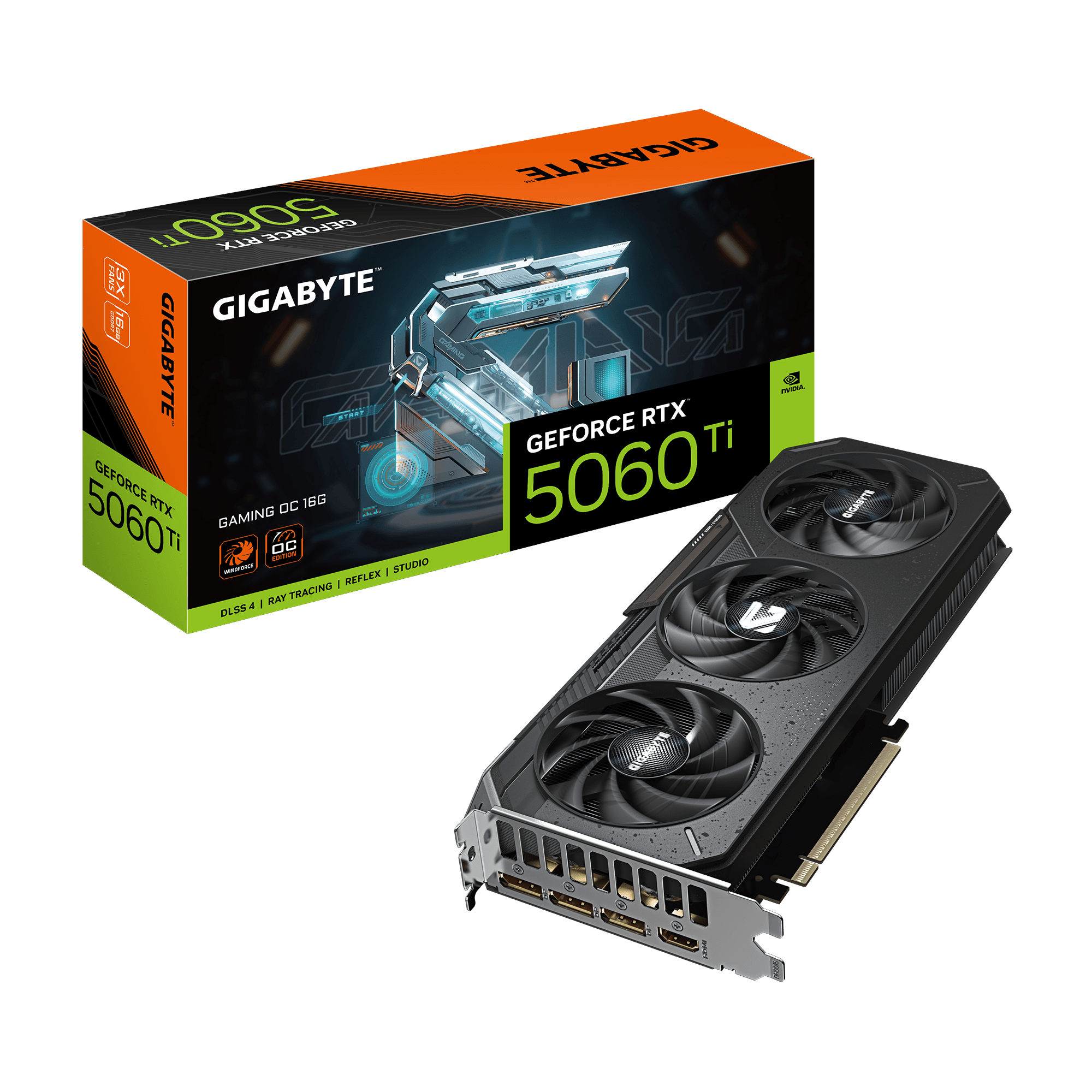 Card màn hình Gigabyte GeForce RTX™ 5060 Ti GAMING OC 16G