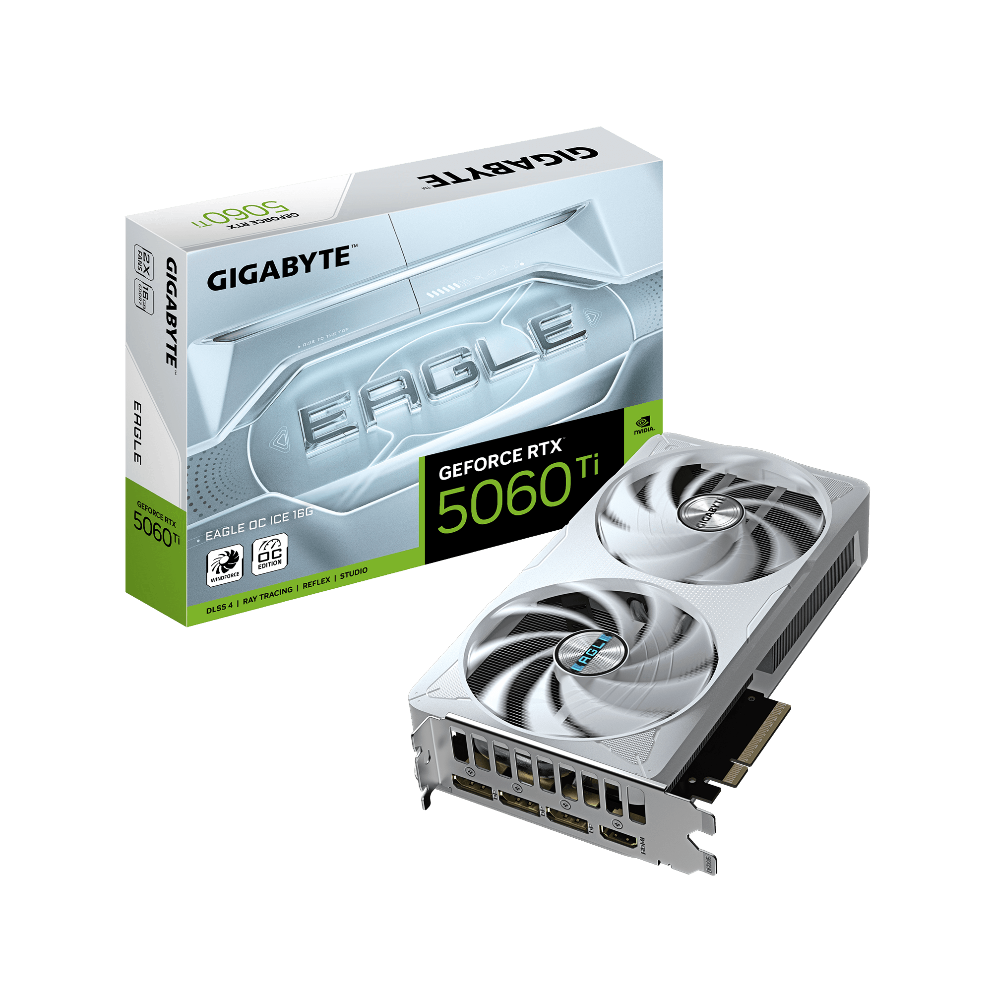 Card màn hình Gigabyte GeForce RTX™ 5060 Ti EAGLE OC ICE 16G