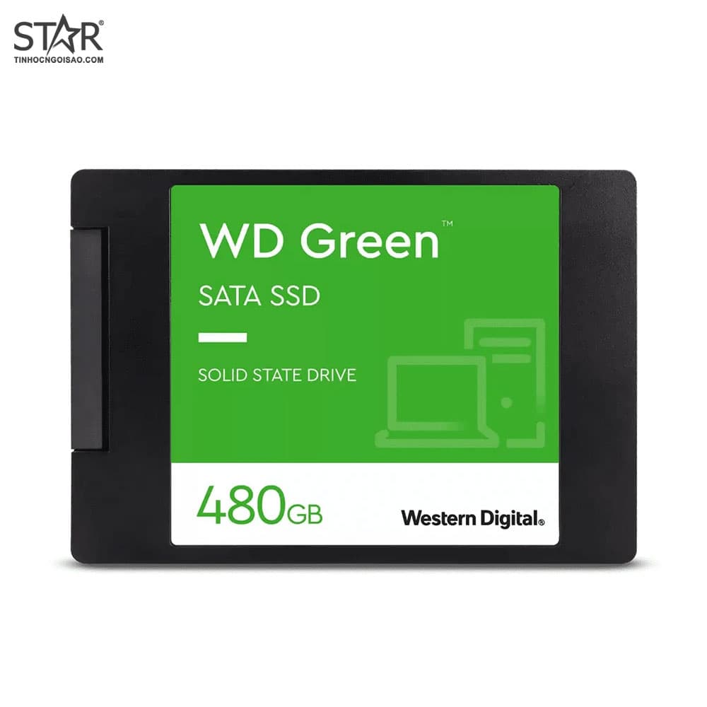 Ổ cứng SSD Western Digital Green 480GB | SATA III, 2.5" (WDS480G3G0A)