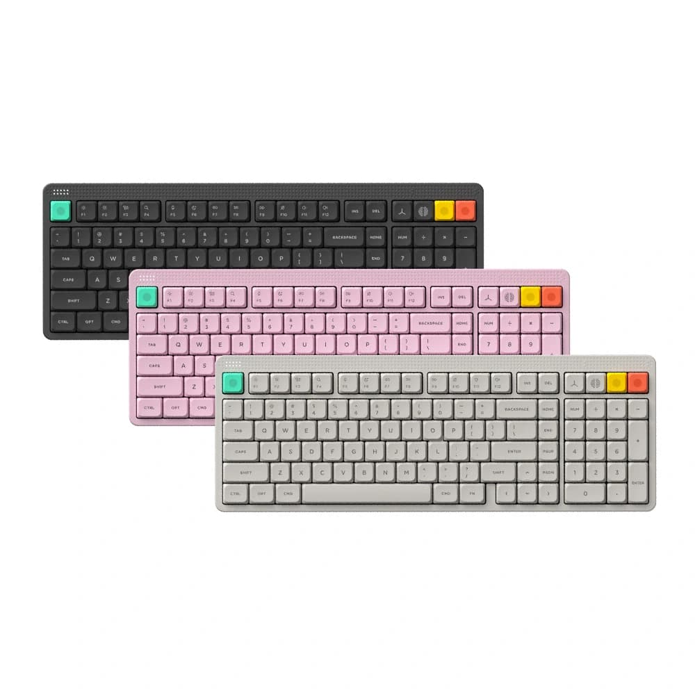 Bàn phím cơ không dây NuPhy Node100 Low Profile RGB Hotswap (Nuphy Sw)