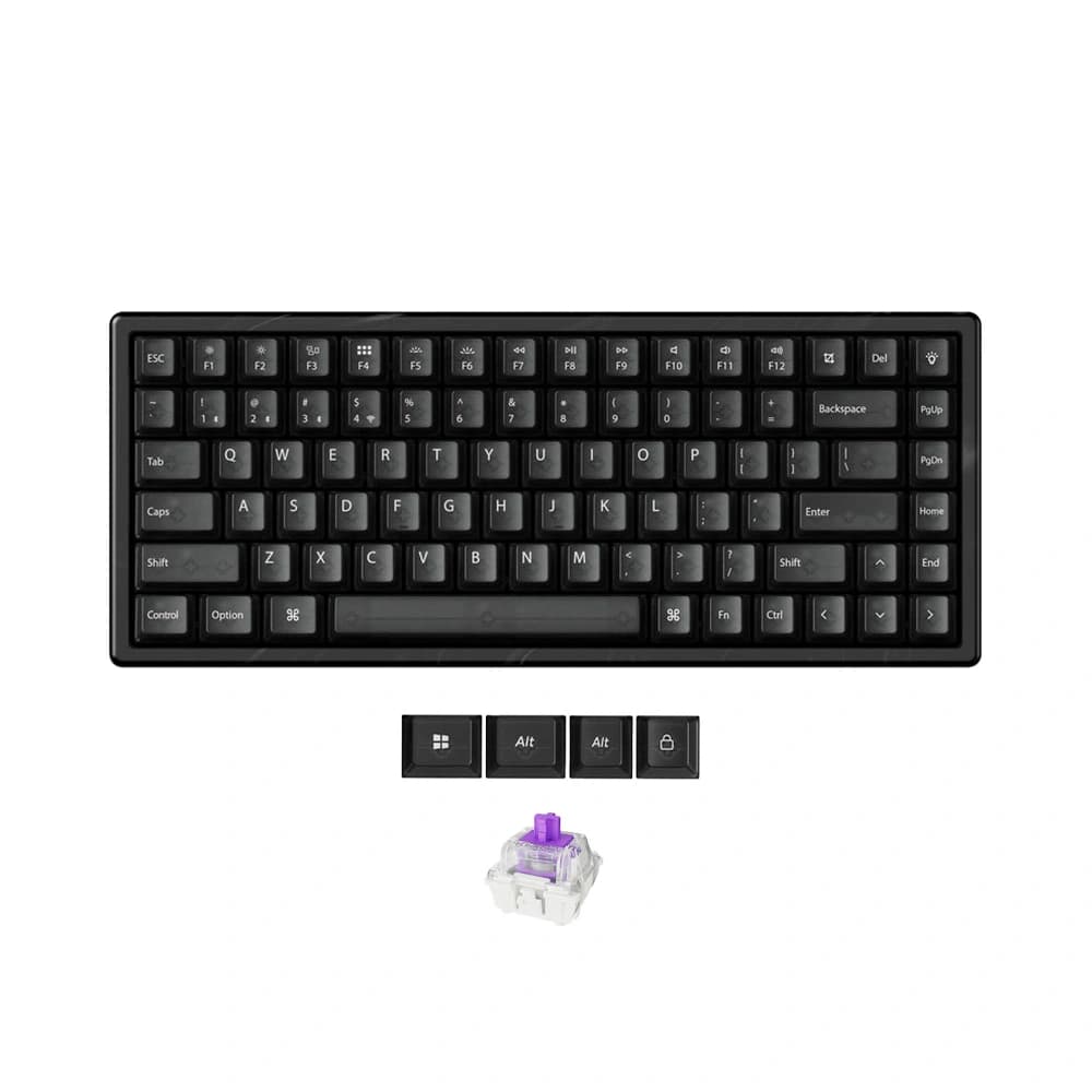 Bàn phím cơ không dây Keychron K2 HE Resin Edition RGB Hotswap Aluminum (Magnetic Sw)