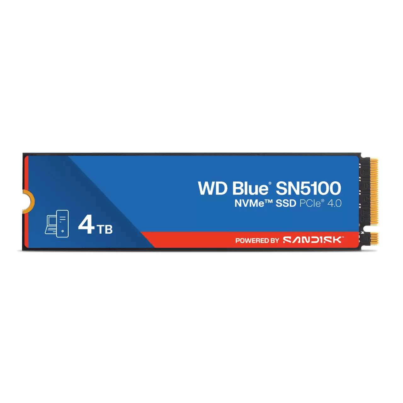 Ổ cứng SSD Western Digital Blue SN5100 4TB | NVMe PCIe Gen4, M.2 2280 (WDS400T5B0E)