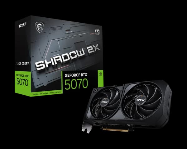 Card màn hình MSI RTX 5070 12G SHADOW 2X OC