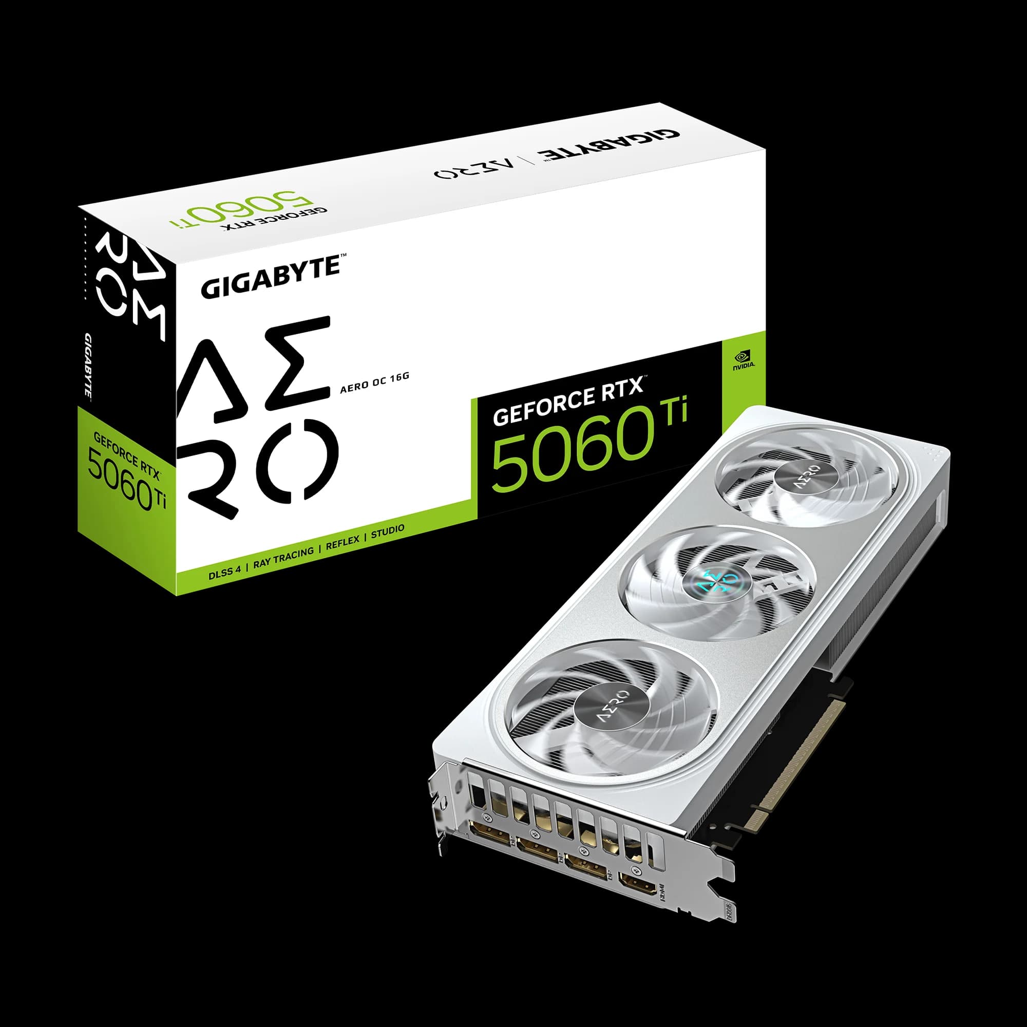 Card màn hình Gigabyte GeForce RTX™ 5060 Ti AERO OC 16G
