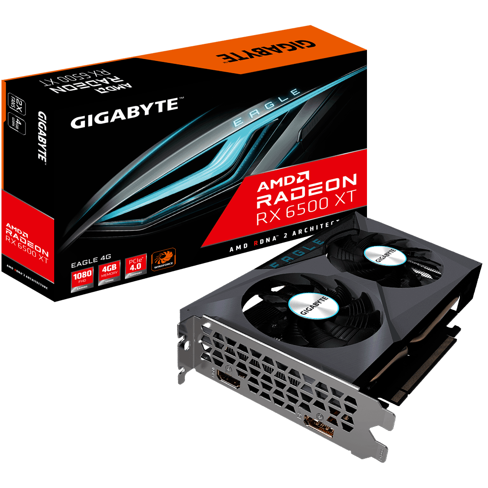 CARD MÀN HÌNH RX 6500 XT 4G OC 2ND BH 6T