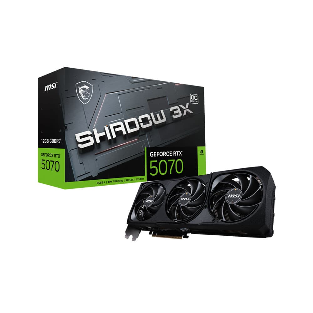 Card màn hình MSI RTX 5070 12G SHADOW 3X OC