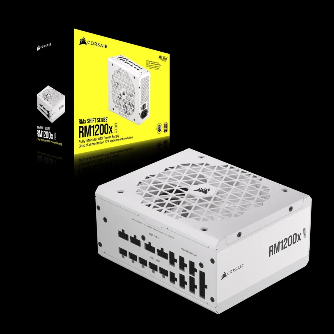 Nguồn Corsair RM1200x 1200W SHIFT WHITE 80 PLUS Gold Fully Modular ATX 3.0 PCIE 5.0