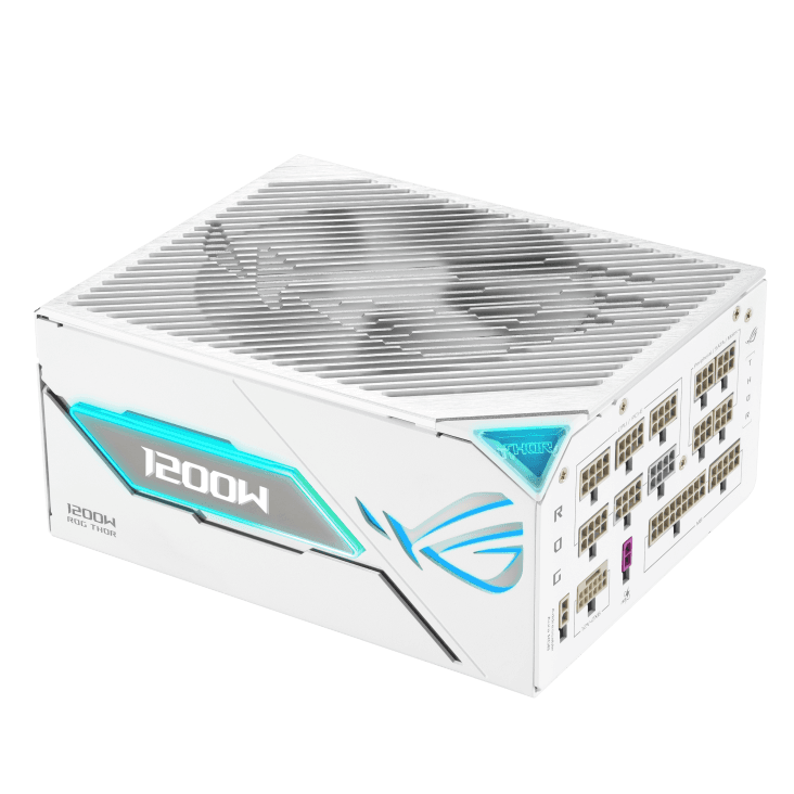 Nguồn máy tính Asus ROG THOR 1200W Platinum III White Edition  ATX 3.1 PCIE 5.1