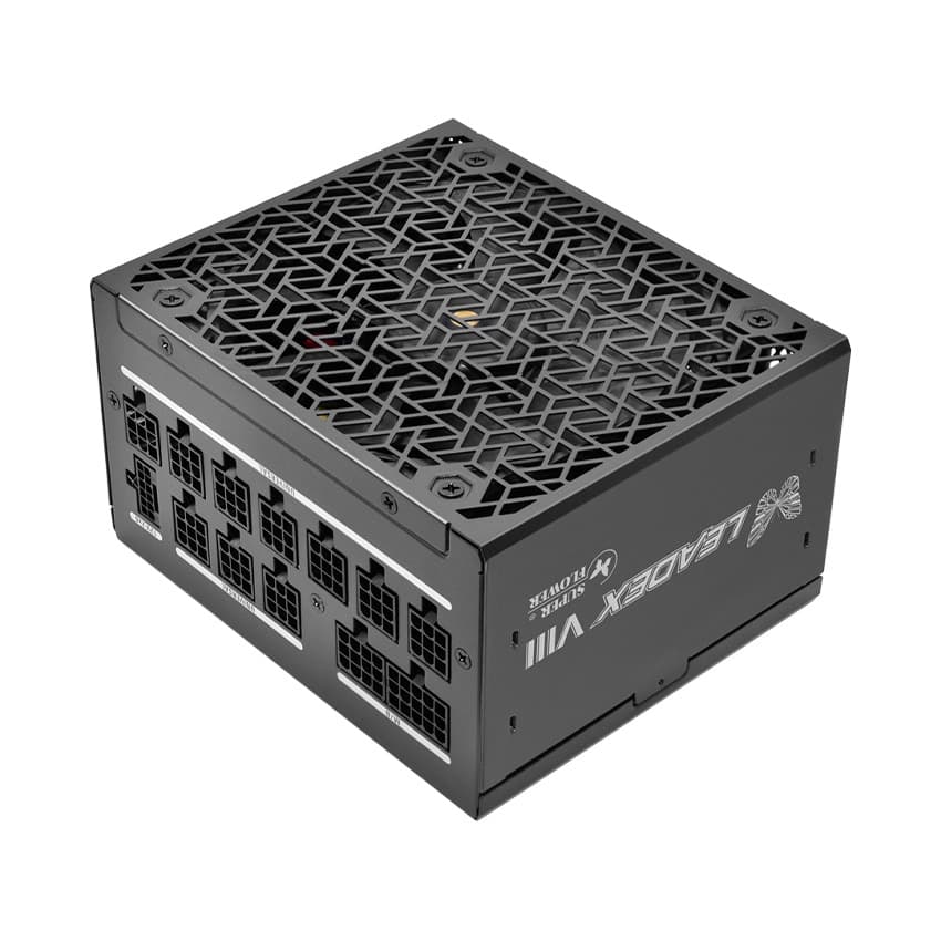 Nguồn máy tính Super Flower LEADEX VIII Platinum PRO 1200W ATX 3.1 Black SF-1200F14SP(T) Cybenetics Platinum